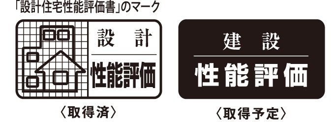ロイヤルガーデンは全ての物件で、『住宅性能評価』取得(予定)です。