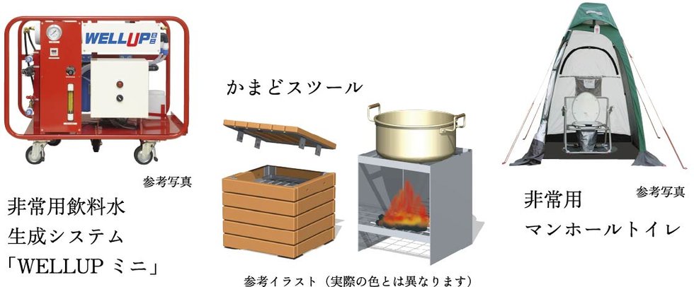 防災３点セット
