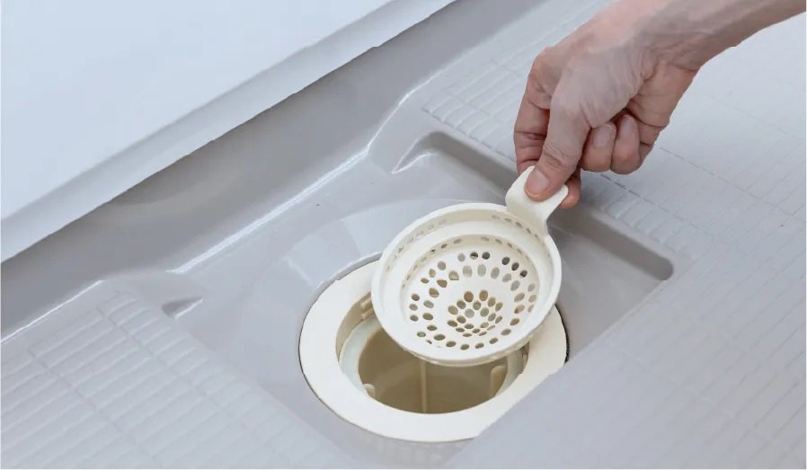 お掃除ラクラク排水口