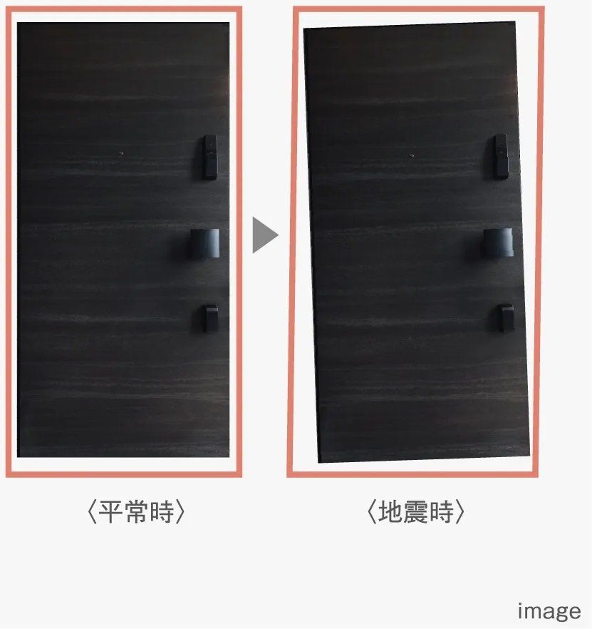 対震玄関ドア枠