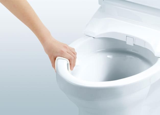 フチなし形状便器