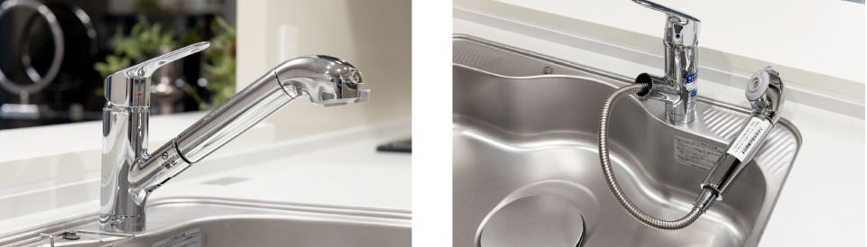 浄水器一体型シャワー水栓