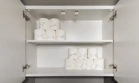 トイレ吊戸棚