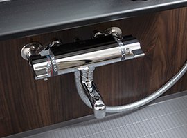 サーモスタット付混合水栓&浴室カウンター