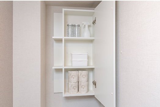 トイレ飾り棚付きボックス