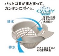 パッとくるりんポイ排水口