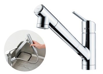 蛇口一体型浄水器
