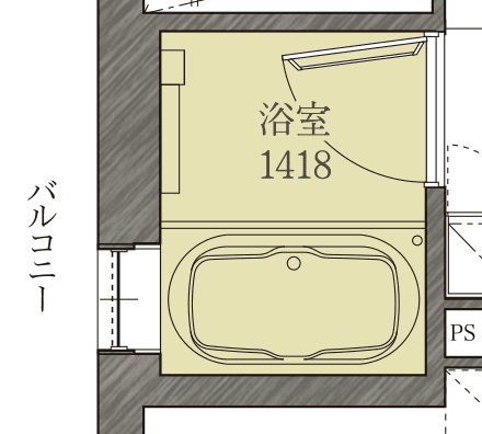 光と風に触れる心地よさ、窓があるバスルーム〈A.D.E.Gタイプ〉