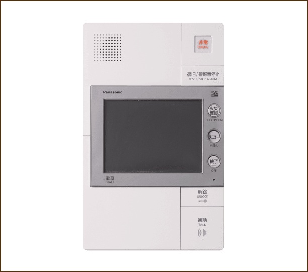 画像表示機能付き
ハンズフリーインターホン