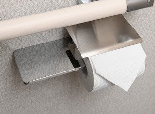 小物置付ペーパーホルダー