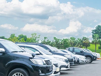 敷地内平置駐車場100%