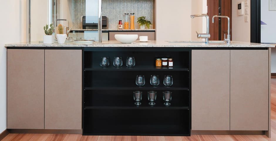 キッチン一体型収納（オプション）