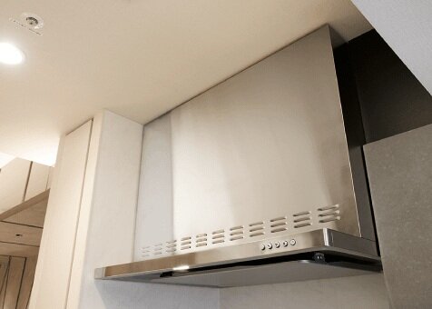 整流板付きレンジフード