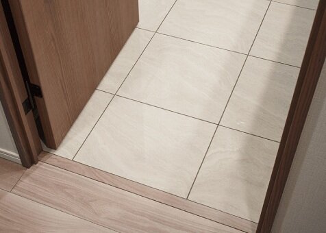 床400角タイル貼り