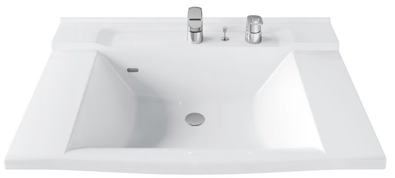スタイリッシュで使いやすいボウル一体型カウンター