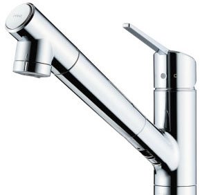 浄水・原水の切り替えがワンタッチ
浄水器一体型ハンドシャワー水栓
