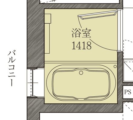 光と風に触れる心地よさ、窓があるバスルーム〈A.D.E.Gタイプ〉