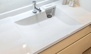人造大理石ワークトップボウル一体型カウンター