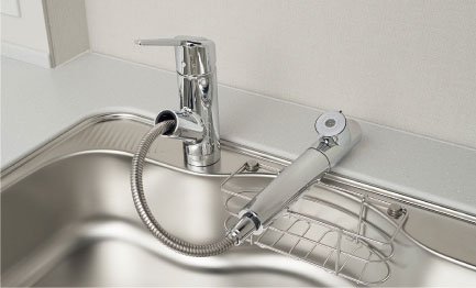 浄水器一体型節湯C1ハンドシャワー水栓