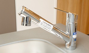 浄水器一体型シャワー水栓