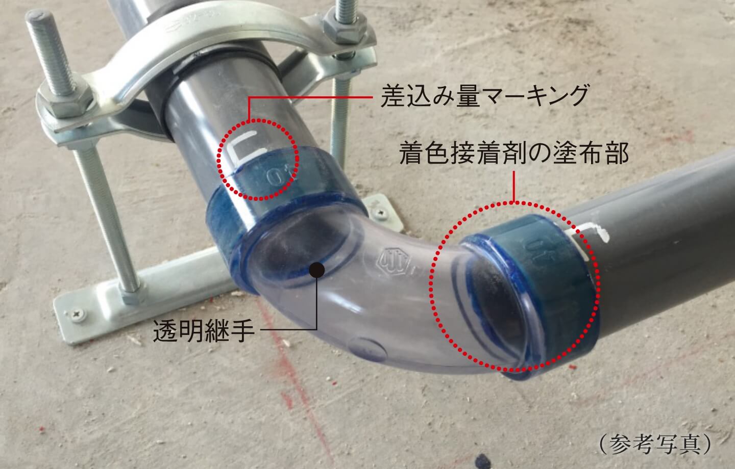排水管透明継手