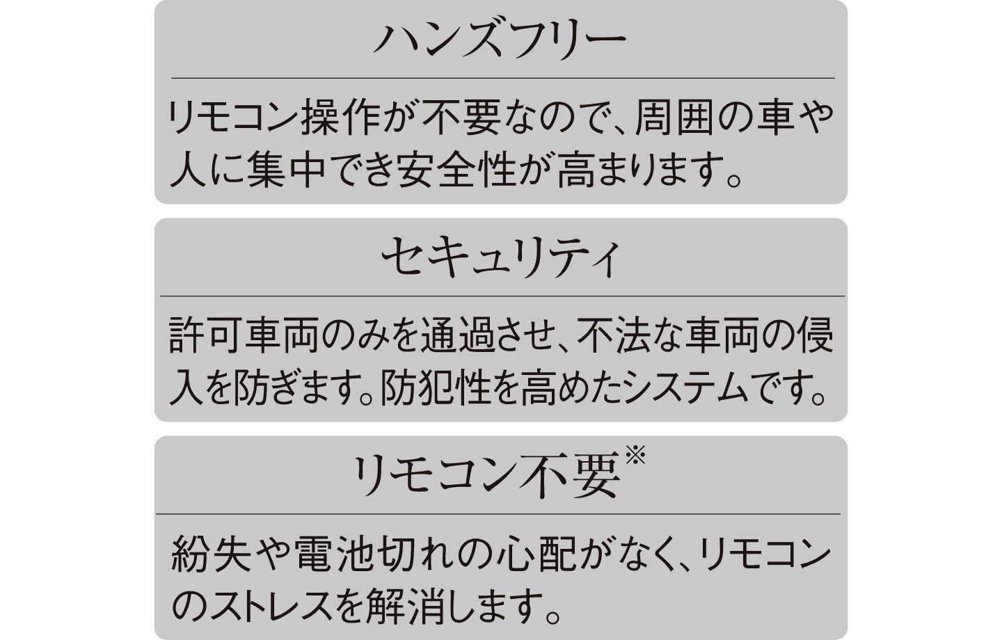 ETCによる駐車場入退システム