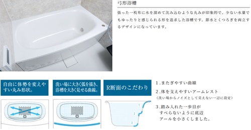 弓形浴槽