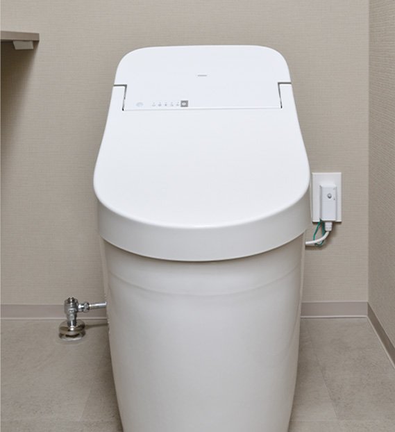 ローシルエットの
ウォシュレット一体型便器