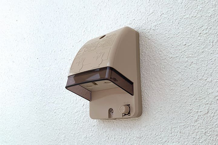 防水コンセント