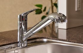 浄水器一体型シングルレバー水栓