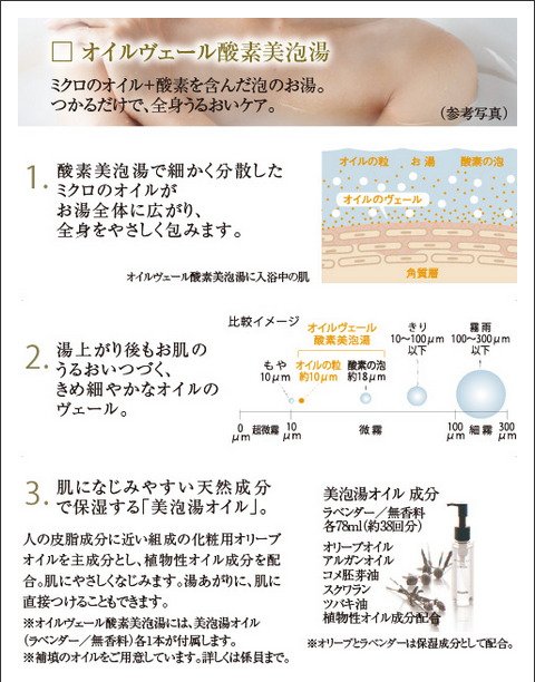 オイルヴェール酸素美泡湯