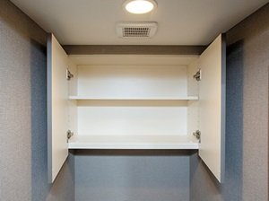 トイレ上部吊戸棚