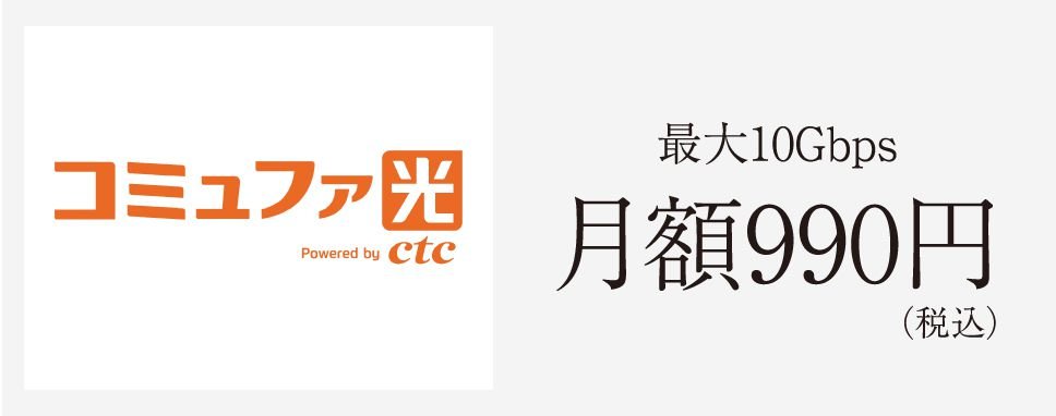 超高速インターネット