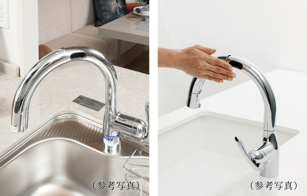 タッチレス機能付浄水器一体型複合水栓