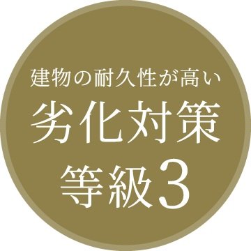劣化対策等級最高ランク「3」