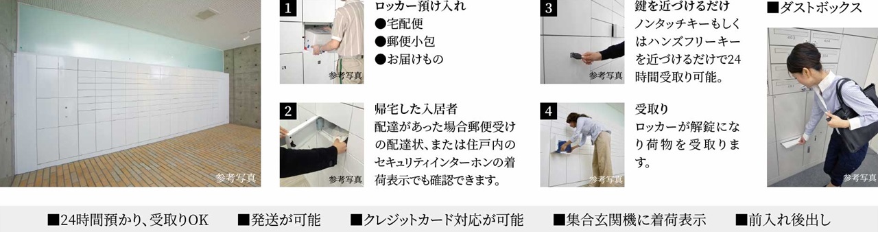 留守にしても安心の宅配ロッカー