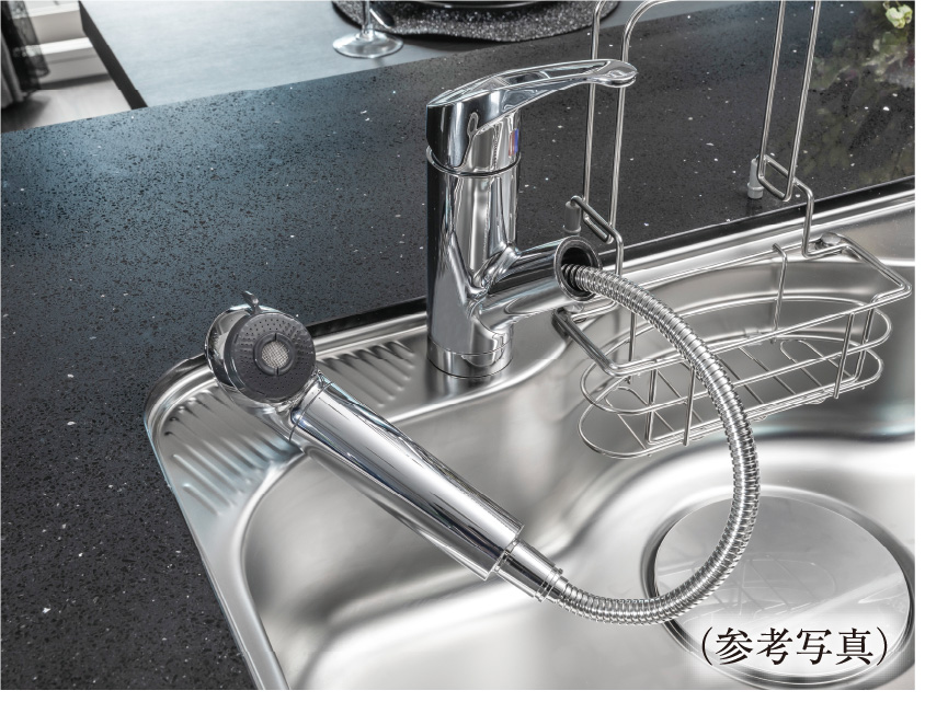 浄水器一体型シングルレバー水栓