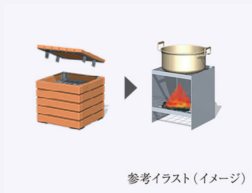 かまどスツール