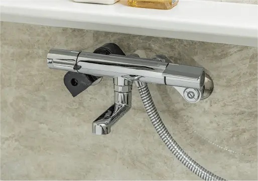 サーモスタット付混合水栓
