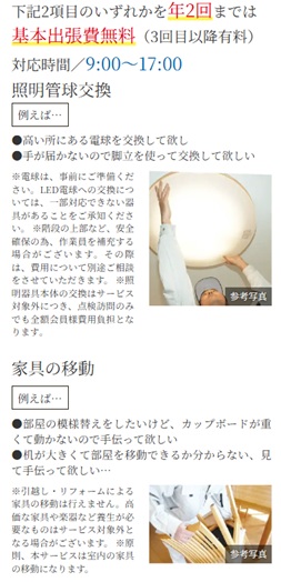お手伝いサービス