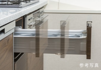 ブルモーション機能付引き出し