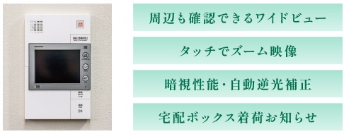 カラーモニター付インターホン