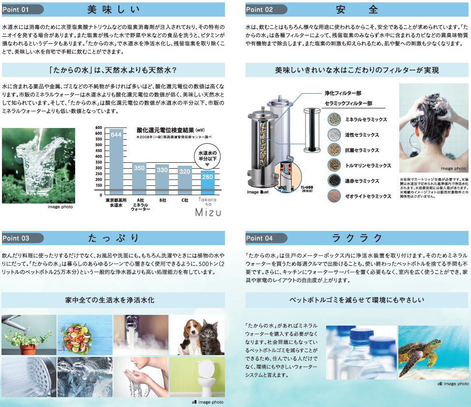家中の生活水すべてが浄活水になる「たからの水」
