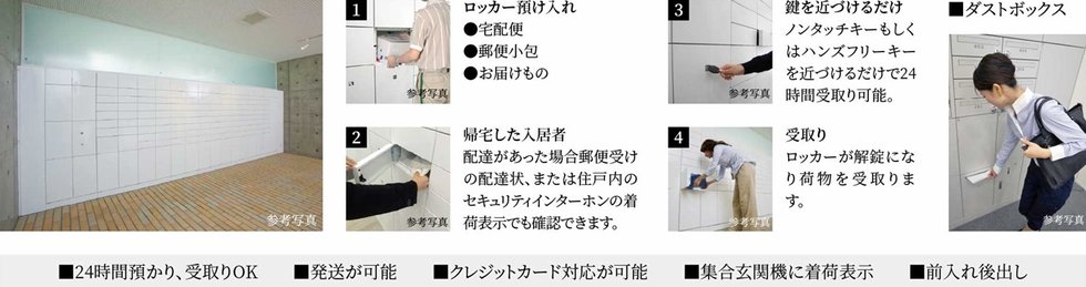 留守にしても安心の宅配ロッカー