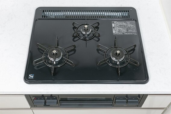 汚れにくくお手入れが簡単な
ホーロートップコンロ