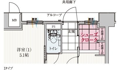 玄関には「シューズクローク」を採用