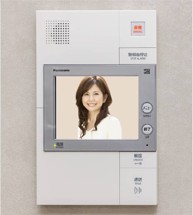 ハンズフリーテレビ モニターインターホン