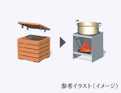 かまどスツール