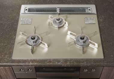 ガラストップコンロ