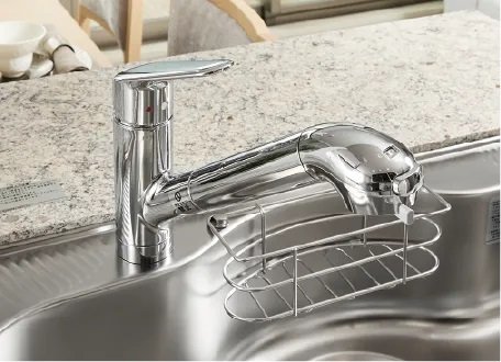 浄水器一体型シングルレバー水栓